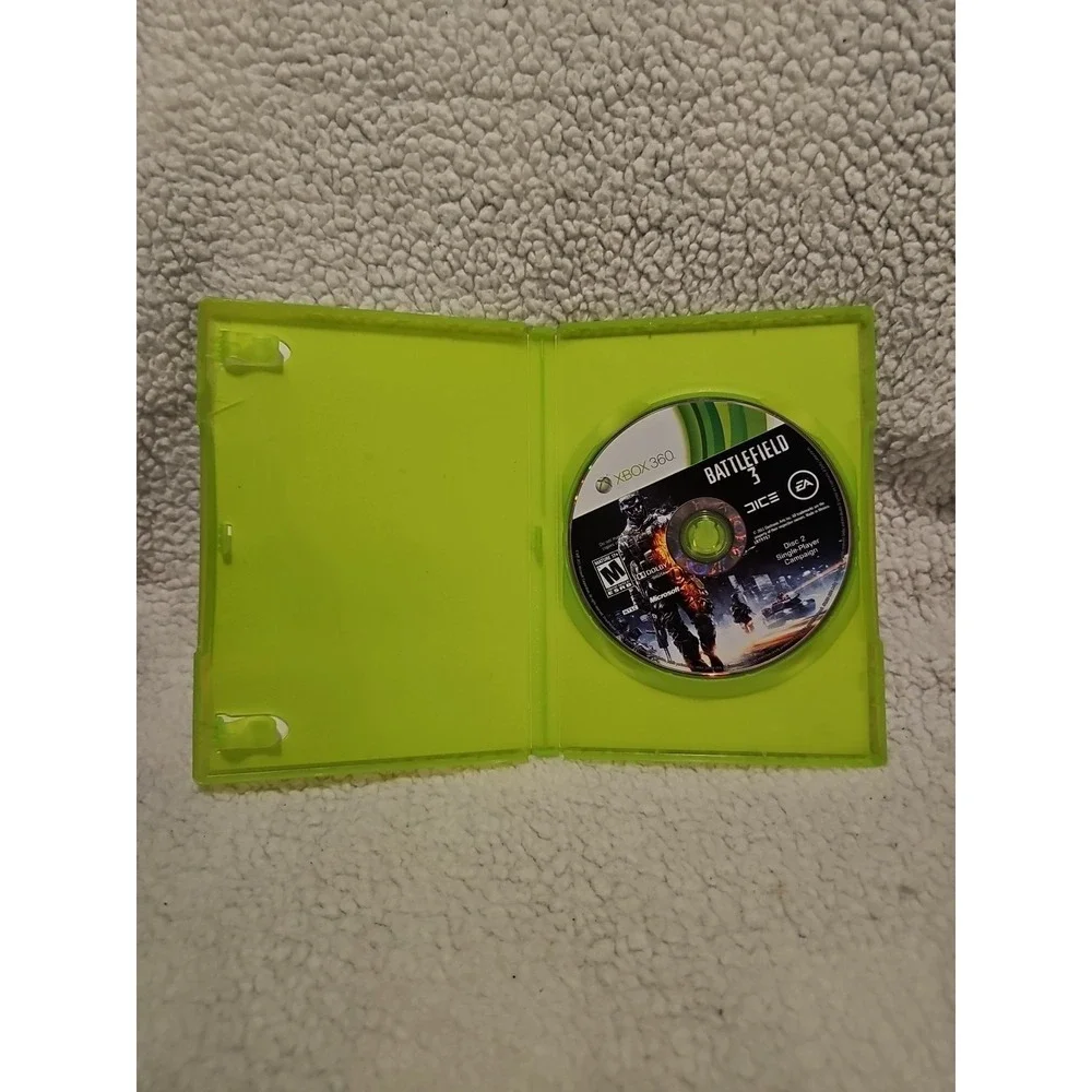 Battlefield 3 (Microsoft Xbox 360, 2011)‎ Tested Working No Manual Free Shipping